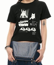 tシャツ 「UNISEX」Video Jockey／Cat ringer T レディース メンズ UNISEX】Video Jockey／Cat ringer T（Tシャツ/カットソー