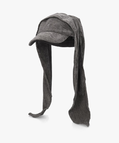 KANGOL(カンゴール)の「KANGOL VELVET DRAPE 5-PANEL / カンゴール(キャップ・レディース・ベージュ/チャコール・S/M/L/XL)」の2枚目の写真