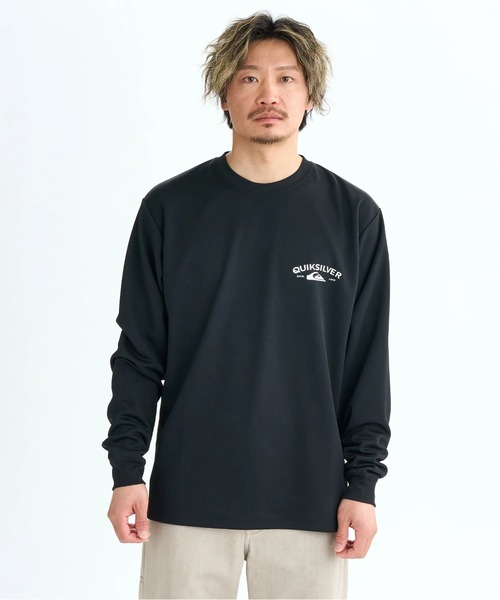Quiksilver(クイックシルバー)の「KNOWLEDGE AREA LT /クイックシルバーダンボールニットバックロゴプリント長袖ロンT(Tシャツ/カットソー・メンズ・ホワイト/ブラック・MEDIUM/X-LARGE/LARGE)」の11枚目の写真