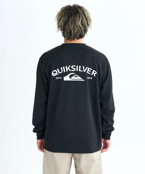 Quiksilver(クイックシルバー)の「KNOWLEDGE AREA LT /クイックシルバーダンボールニットバックロゴプリント長袖ロンT(Tシャツ/カットソー・メンズ・ホワイト/ブラック・MEDIUM/X-LARGE/LARGE)」の12枚目の写真