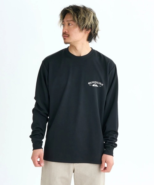 Quiksilver(クイックシルバー)の「KNOWLEDGE AREA LT /クイックシルバーダンボールニットバックロゴプリント長袖ロンT(Tシャツ/カットソー・メンズ・ホワイト/ブラック・MEDIUM/X-LARGE/LARGE)」の13枚目の写真