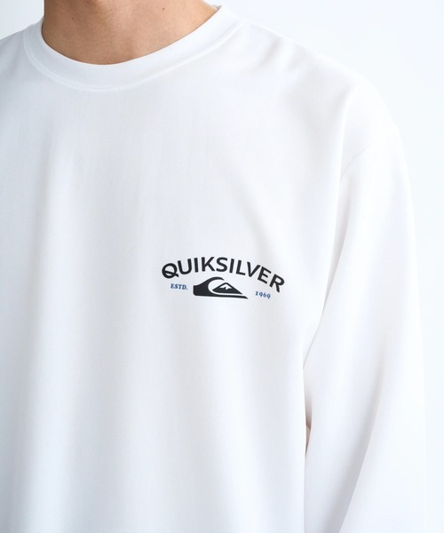 Quiksilver(クイックシルバー)の「KNOWLEDGE AREA LT /クイックシルバーダンボールニットバックロゴプリント長袖ロンT(Tシャツ/カットソー・メンズ・ホワイト/ブラック・MEDIUM/X-LARGE/LARGE)」の5枚目の写真