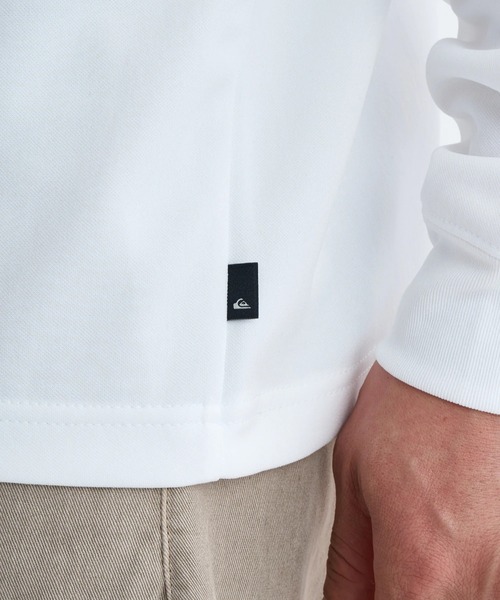Quiksilver(クイックシルバー)の「KNOWLEDGE AREA LT /クイックシルバーダンボールニットバックロゴプリント長袖ロンT(Tシャツ/カットソー・メンズ・ホワイト/ブラック・MEDIUM/X-LARGE/LARGE)」の7枚目の写真