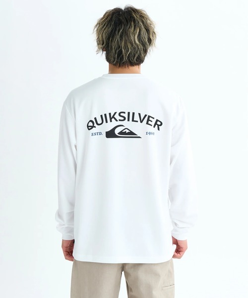 Quiksilver(クイックシルバー)の「KNOWLEDGE AREA LT /クイックシルバーダンボールニットバックロゴプリント長袖ロンT(Tシャツ/カットソー・メンズ・ホワイト/ブラック・MEDIUM/X-LARGE/LARGE)」の10枚目の写真