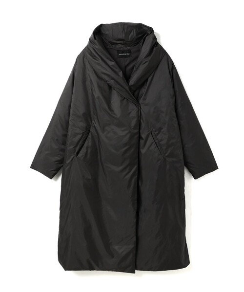 ミズイロインド【極美品】コート　　ライトアウター　ドレープ mizuiro ind ドレープライトダウンコート（その他アウター