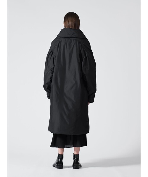 mizuiroind(ミズイロインド)の「mizuiro ind ドレープライトダウンコート(ダウンジャケット/コート・レディース・ブラック系その他2/チャコールグレー・FREE)」の8枚目の写真