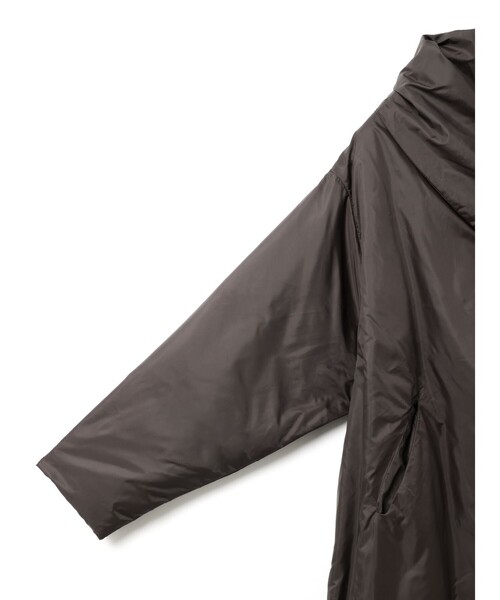 mizuiroind(ミズイロインド)の「mizuiro ind ドレープライトダウンコート(ダウンジャケット/コート・レディース・ブラック系その他2/チャコールグレー・FREE)」の15枚目の写真