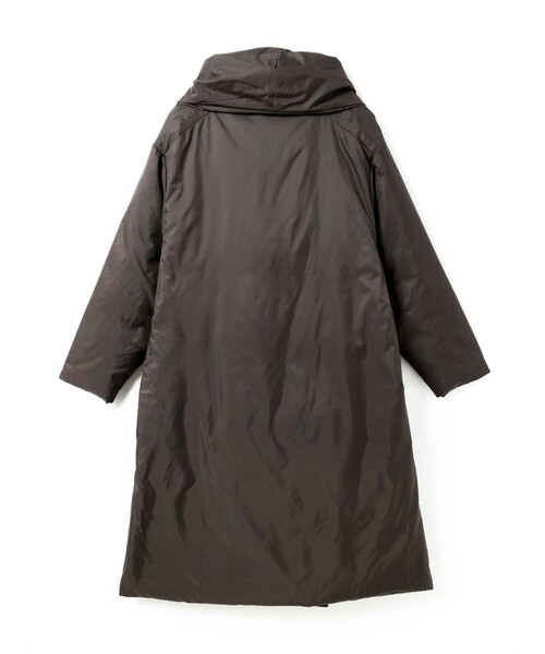 美品✨ミズイロインド　ドレープダウンコート　ブラウン mizuiro ind ドレープライトダウンコート（その他アウター