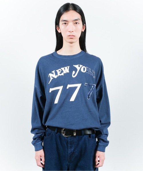 Jieda（ジエダ）の「PIGMENT 777 L/S（Tシャツ/カットソー・メンズ・ブラック/ネイビー・1/2）」の3枚目の写真