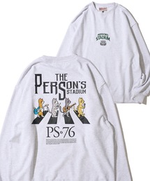 PERSON'S（パーソンズ）の「【PERSON’S STADIUM / パーソンズスタジアム】バンドネコ刺繍 クルーネックスウェットプルオーバー（スウェット）」