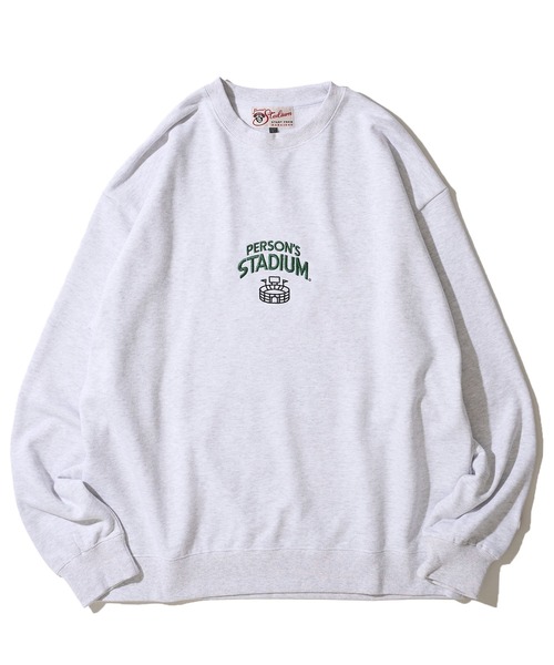 PERSON'S（パーソンズ）の「【PERSON’S STADIUM / パーソンズスタジアム】バンドネコ刺繍 クルーネックスウェットプルオーバー（スウェット・レディース・チャコールグレー/オートミール/ネイビー・MEDIUM/LARGE/X-LARGE）」の12枚目の写真