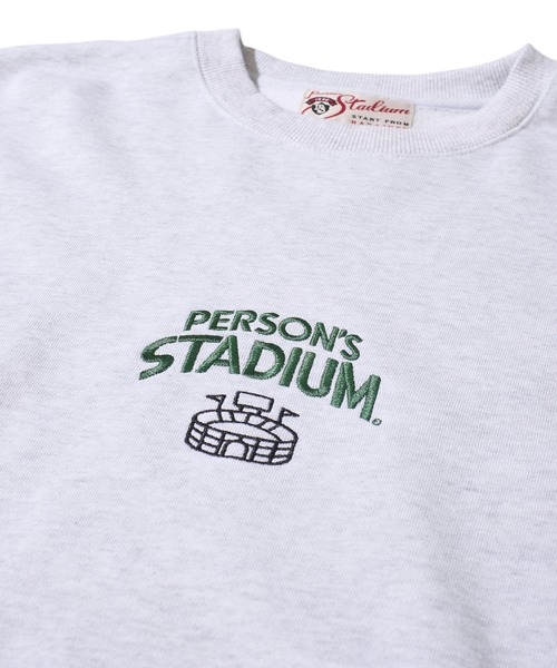 PERSON'S（パーソンズ）の「【PERSON’S STADIUM / パーソンズスタジアム】バンドネコ刺繍 クルーネックスウェットプルオーバー（スウェット・レディース・チャコールグレー/オートミール/ネイビー・MEDIUM/LARGE/X-LARGE）」の7枚目の写真