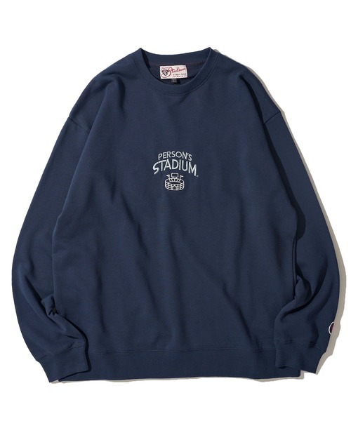 PERSON'S（パーソンズ）の「【PERSON’S STADIUM / パーソンズスタジアム】バンドネコ刺繍 クルーネックスウェットプルオーバー（スウェット・レディース・チャコールグレー/オートミール/ネイビー・MEDIUM/LARGE/X-LARGE）」の10枚目の写真