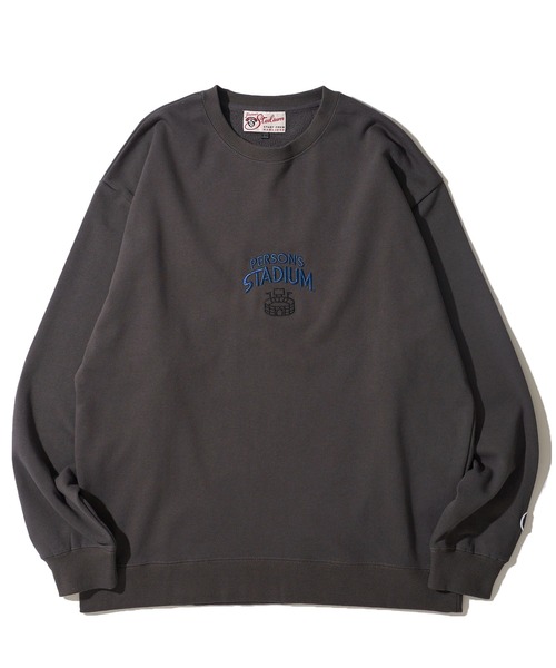 PERSON'S（パーソンズ）の「【PERSON’S STADIUM / パーソンズスタジアム】バンドネコ刺繍 クルーネックスウェットプルオーバー（スウェット・レディース・チャコールグレー/オートミール/ネイビー・MEDIUM/LARGE/X-LARGE）」の14枚目の写真