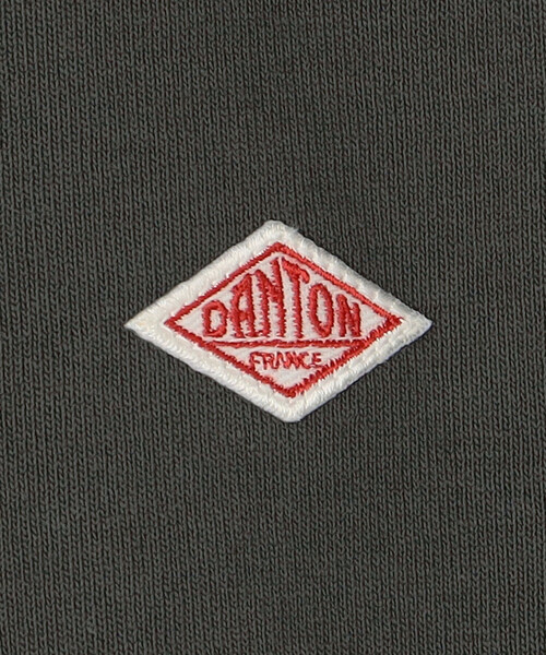 DANTON（ダントン）の「DANTON | クルーネック 長袖スウェットTシャツ MEN（Tシャツ/カットソー・メンズ・ダークグリーン/ダークグレー/ホワイト系その他5/ブラック・L/XL/M）」の10枚目の写真