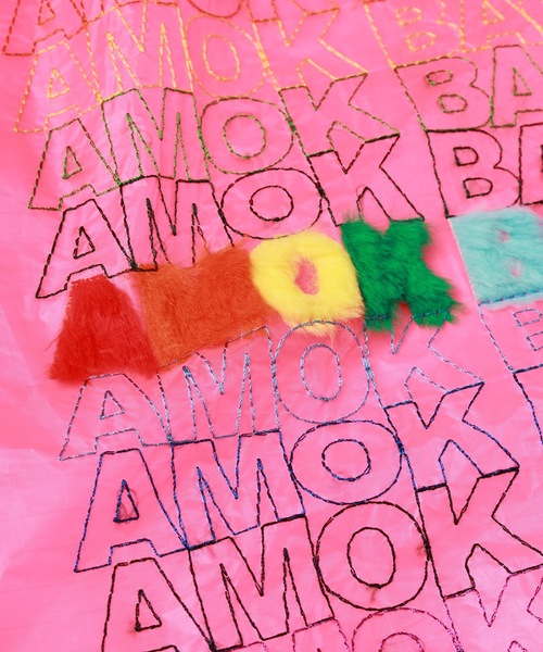 amok（アモク）の「AMOK BAG（ショルダーバッグ・メンズ・ブルー/ブラック/イエロー/ピンク/ホワイト・FREE）」の6枚目の写真