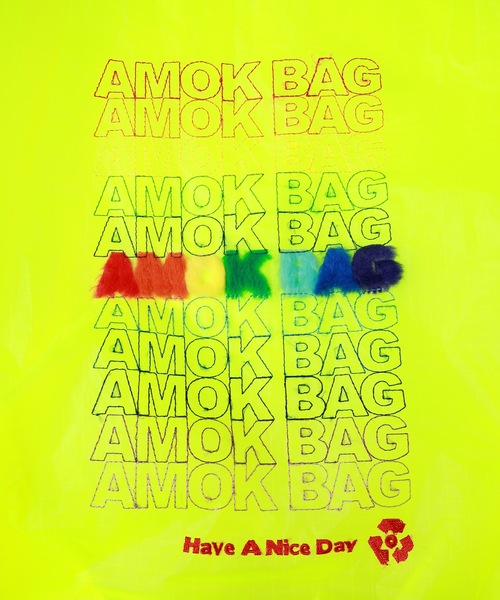 amok（アモク）の「AMOK BAG（ショルダーバッグ・メンズ・ブルー/ブラック/イエロー/ピンク/ホワイト・FREE）」の8枚目の写真