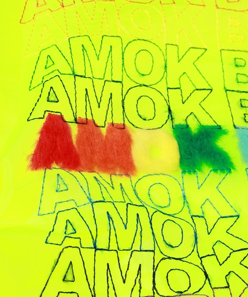 amok（アモク）の「AMOK BAG（ショルダーバッグ・メンズ・ブルー/ブラック/イエロー/ピンク/ホワイト・FREE）」の9枚目の写真