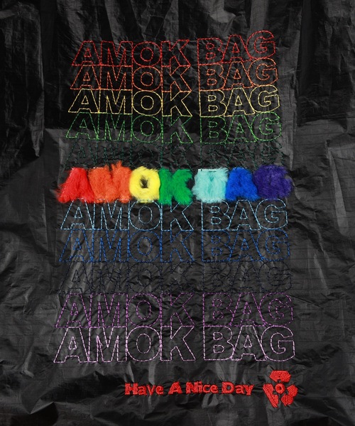 amok（アモク）の「AMOK BAG（ショルダーバッグ・メンズ・ブルー/ブラック/イエロー/ピンク/ホワイト・FREE）」の11枚目の写真