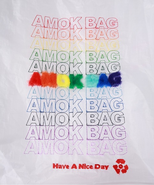 amok（アモク）の「AMOK BAG（ショルダーバッグ・メンズ・ブルー/ブラック/イエロー/ピンク/ホワイト・FREE）」の14枚目の写真