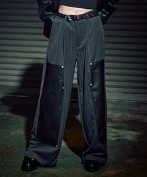 Casper John(LXp[W)Double knee flare slacks / _uj[tAXbNX(XbNX)