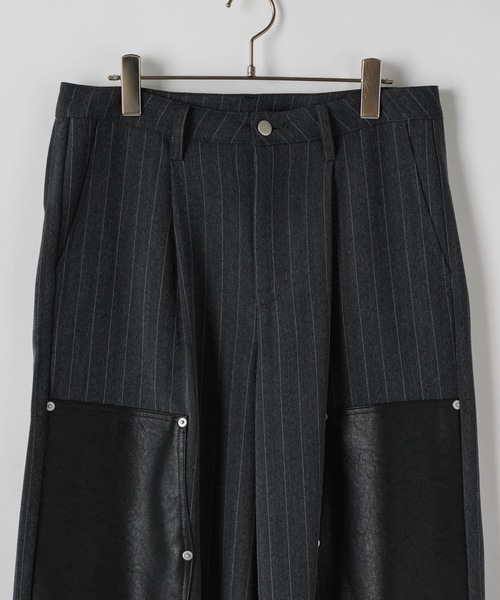 Casper John ダブルニーフレアスラックス Double knee flare slacks / ダブルニーフレアスラックス