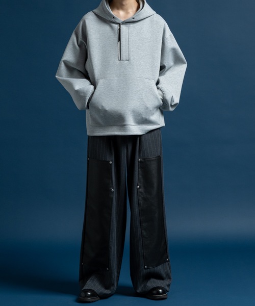 CASPER JOHN（キャスパージョン）の「Double knee flare slacks / ダブルニーフレアスラックス（スラックス・メンズ・ブラック系その他/ブラック・LARGE/MEDIUM/SMALL/X-SMALL）」の22枚目の写真