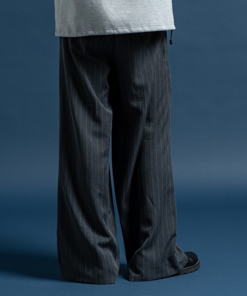 Double knee flare slacks / ダブルニーフレアスラックス（スラックス