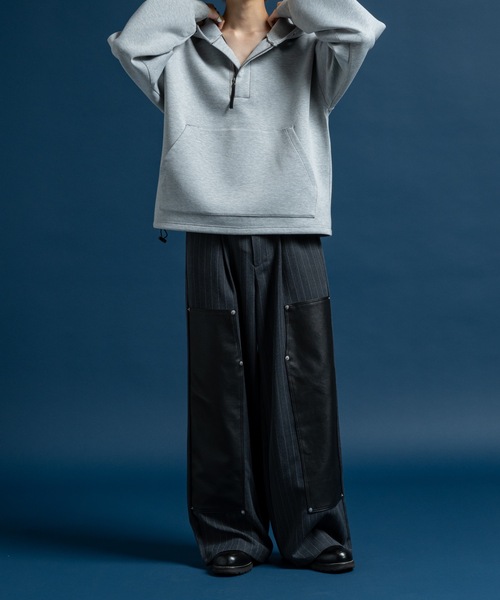 Casper John ダブルニーフレアスラックス Double knee flare slacks / ダブルニーフレアスラックス