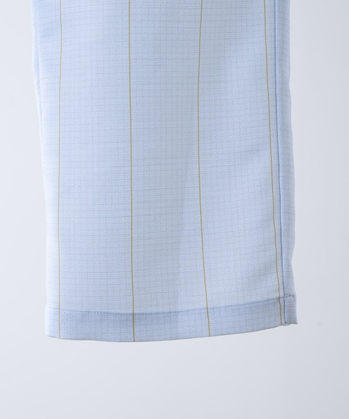 INTER FACTORY（インターファクトリー）の「2/9号室（かおこ&ひろと） - Pajama style easy pants / パジャマ風イージーパンツ　made in IF Div.（スラックス・メンズ・アイボリー/ライトブルー・MEDIUM/LARGE）」の5枚目の写真