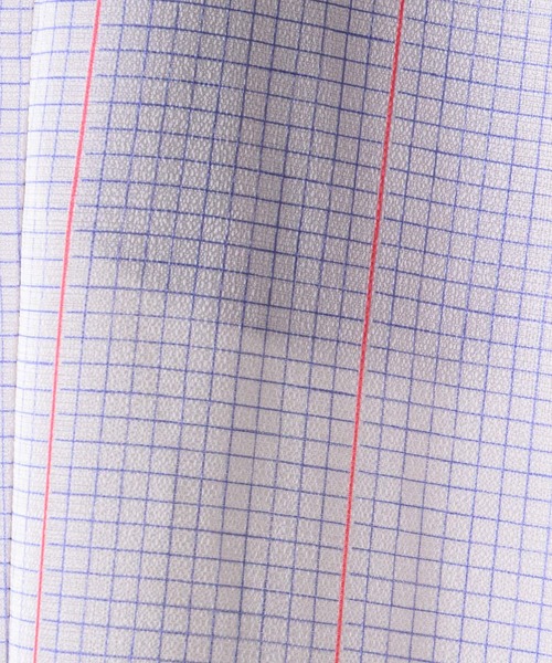 INTER FACTORY（インターファクトリー）の「2/9号室（かおこ&ひろと） - Pajama style easy pants / パジャマ風イージーパンツ　made in IF Div.（スラックス・メンズ・アイボリー/ライトブルー・MEDIUM/LARGE）」の10枚目の写真