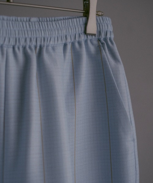 INTER FACTORY（インターファクトリー）の「2/9号室（かおこ&ひろと） - Pajama style easy pants / パジャマ風イージーパンツ　made in IF Div.（スラックス・メンズ・アイボリー/ライトブルー・MEDIUM/LARGE）」の13枚目の写真