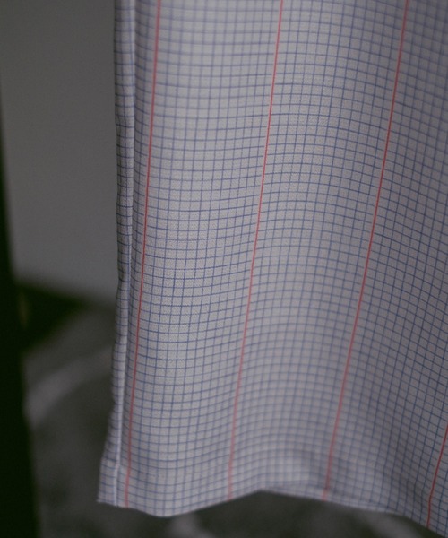 INTER FACTORY（インターファクトリー）の「2/9号室（かおこ&ひろと） - Pajama style easy pants / パジャマ風イージーパンツ　made in IF Div.（スラックス・メンズ・アイボリー/ライトブルー・MEDIUM/LARGE）」の16枚目の写真