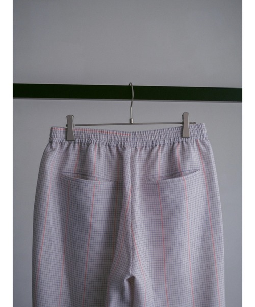 INTER FACTORY（インターファクトリー）の「2/9号室（かおこ&ひろと） - Pajama style easy pants / パジャマ風イージーパンツ　made in IF Div.（スラックス・メンズ・アイボリー/ライトブルー・MEDIUM/LARGE）」の12枚目の写真