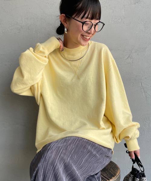 THE SHINZONE（ザ　シンゾーン）の「[THE SHINZONE/ザ シンゾーン] Wガゼット プルオーバースウェット（スウェット・レディース・グレー/パープル/イエロー・0）」の3枚目の写真