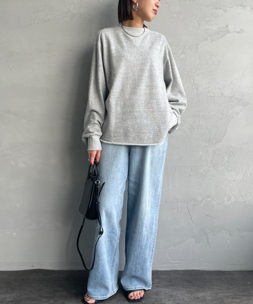 THE SHINZONE（ザ　シンゾーン）の「[THE SHINZONE/ザ シンゾーン] Wガゼット プルオーバースウェット（スウェット・レディース・グレー/パープル/イエロー・0）」の13枚目の写真
