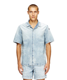 DIESEL シャツ 夏 半袖 ジーンズカラー 7537218160.jpg