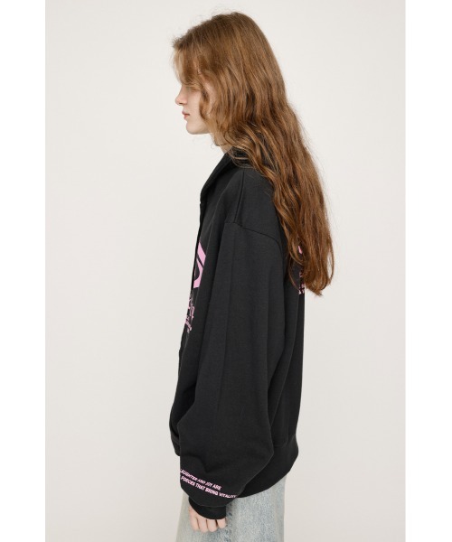 PRINT OVER HOODIE プリント オーバー フーディ パーカー 秋服