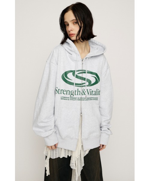 スライ　PRINT OVER HOODIE プリントオーバーフーディー PRINT OVER HOODIE プリント オーバー フーディ パーカー 秋服