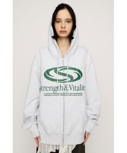 SLY スライ　プリント　オーバー　フーディー　パーカー　新品 PRINT OVER HOODIE プリント オーバー フーディ パーカー 秋服