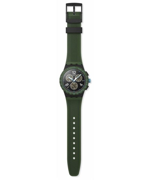 SWATCH(スウォッチ)の「OLIVE RUSH(アナログ腕時計・メンズ・グリーン/グリーン×ピンク/オレンジ・FREE)」の5枚目の写真