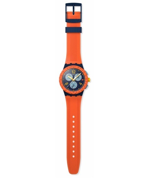 SWATCH(スウォッチ)の「OLIVE RUSH(アナログ腕時計・メンズ・グリーン/グリーン×ピンク/オレンジ・FREE)」の9枚目の写真