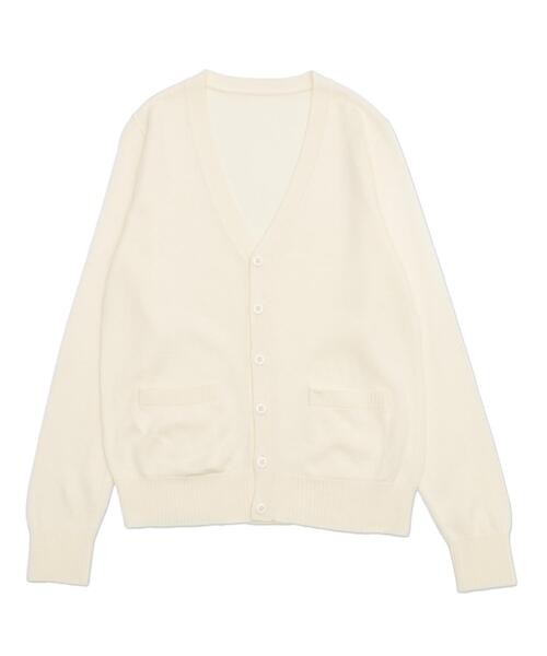 WEGO（ウィゴー）の「WEGO/ベーシックニットカーディガン（カーディガン/ボレロ・レディース・杢グレー/ブラック/ネイビー/ダークグレー/ライトピンク/ベージュ/オフホワイト/ワイン/ブラウン・LARGE/X-LARGE/MEDIUM）」の19枚目の写真