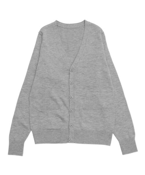 WEGO（ウィゴー）の「WEGO/ベーシックニットカーディガン（カーディガン/ボレロ・レディース・杢グレー/ブラック/ネイビー/ダークグレー/ライトピンク/ベージュ/オフホワイト/ワイン/ブラウン・LARGE/X-LARGE/MEDIUM）」の22枚目の写真