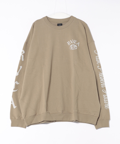 RVCA メンズ VA WORLD WIDE CR トレーナー 【2025年秋冬モデル