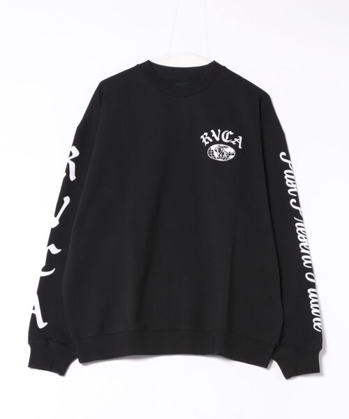 RVCA メンズ VA WORLD WIDE CR トレーナー 【2025年秋冬モデル