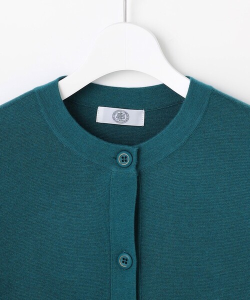 J.PRESS Ladies(J.プレス レディス)の「WORETED WOOL BLEND カーディガン(カーディガン/ボレロ・レディース・ネイビー系/ワイン系/ライトグレー系/パイングリーン系・SMALL)」の21枚目の写真