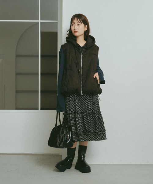 Kastane(カスタネ)の「【500mlペットボトル収納可】スリックボストンバッグ(ボストンバッグ・レディース・ダークブラウン/バーガンディー/ブラック・FREE)」の21枚目の写真