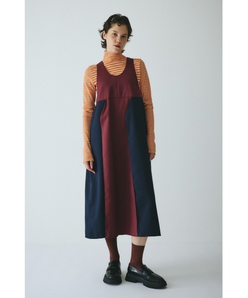 セール】Cocoon switching dress コクーンスイッチングドレス