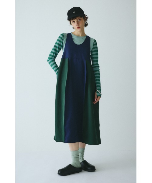 HeRIN.CYE(ヘリンドットサイ)の「Cocoon switching dress コクーンスイッチングドレス(ワンピース・レディース・レッド系その他/ブラック/ブルー系その他3・FREE)」の3枚目の写真